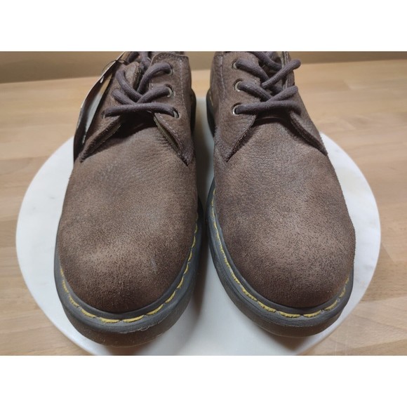 DR. MARTENS 3 Hole Reggie AW004 PC11J Men's Size 11 Brown Suede Leather - Picture 3 of 16